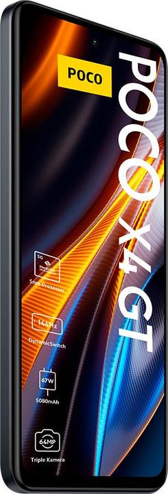 Actual product image Xiaomi Poco X4 GT (256 GB, Black, 6.60", Dual SIM, 64 Mpx, 5G)