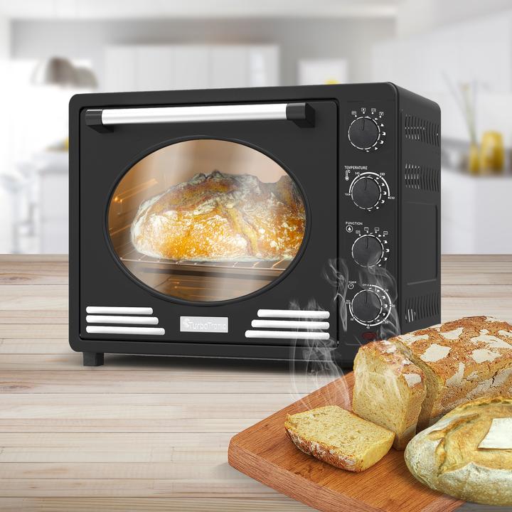 Image du produit TurboTronic By Z-Line EV35R Retro Elektrische Oven - 35 liter - Zwart
