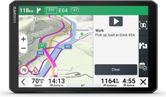 Actual product image Garmin Dezl LGV820, EU MT-D Truck/LKW Navigation (8")