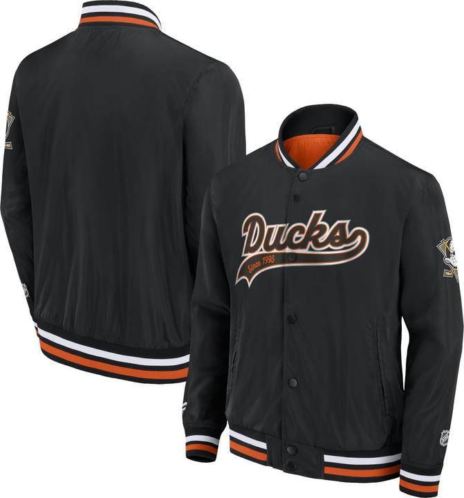 Produktbild Fanatics Anaheim Ducks NHL SATEEN College Jacket - M (M)