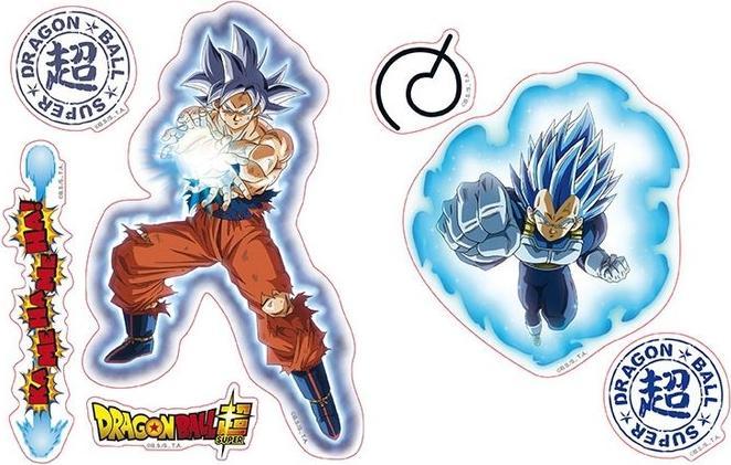 Immagine prodotto ABYstyle DRAGON BALL SUPER - Adesivi - 16x11cm 2 fogli - Goku Vegeta X5