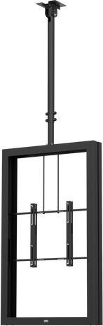 Image du produit SMS Func Ceiling TM Support de moniteur pour plafond pour casing, noir (02-118-1) (Plafond)