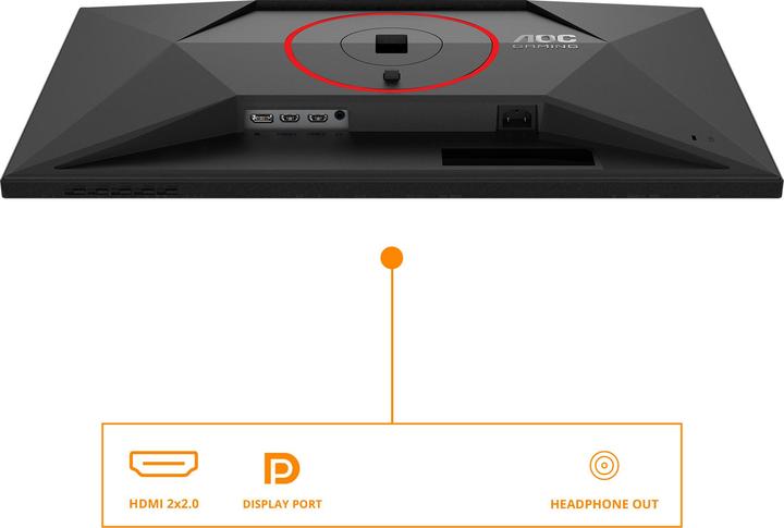 Produktbild AOC Q27G4ZR Fast IPS Monitor,,, Speakers, Höhenverstellbar, 2x HDMI, DisplayPort (2560 x 1440 Pixel, 27")