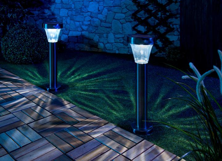 Immagine prodotto Lunartec Set di 4 luci solari da sentiero con sensore di movimento e di luce (220 lm, IP44)