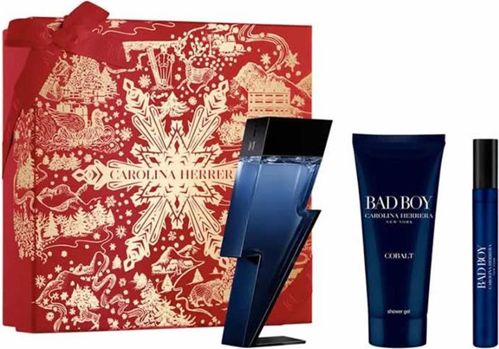 Carolina Herrera C. HERRERA BAD BOY COBALT EDP. 100ML. SP.+ S.GEL 100ML. + MINI 3PCS SET (Eau de Parfum, 100 ml)