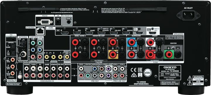 Image du produit Onkyo Tx-Nr838 (7.2 canaux, AM, FM)