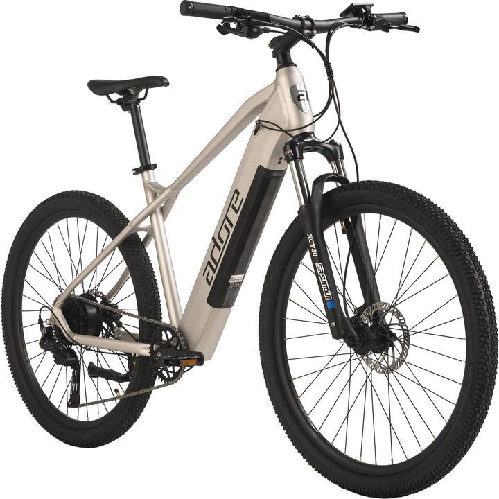 Adore E-MTB 27,5" Alu Mountainbike GV-650 Heckmotor 50NM / 15Ah Brushed Silver matt (48 cm)