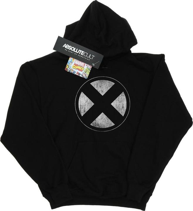 Actual product image Mens X-Men Distressed Emblem Hoodie (S)