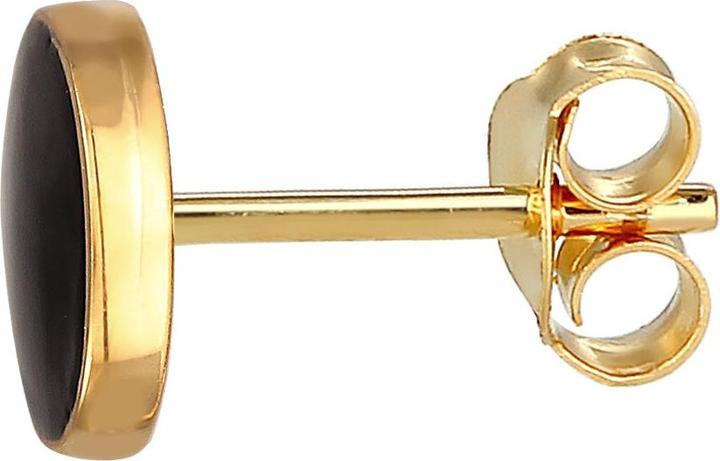 Immagine prodotto Kuzzoi Orecchini Basic Circle Geo Trend Smalto Argento 925 (Nessuna pietra preziosa, Smalto, Argento 925)