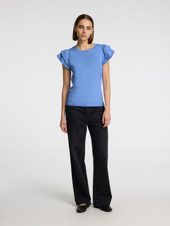 Actual product image Selected Femme Kurzarm Oberteil mit Rüschen (XL)