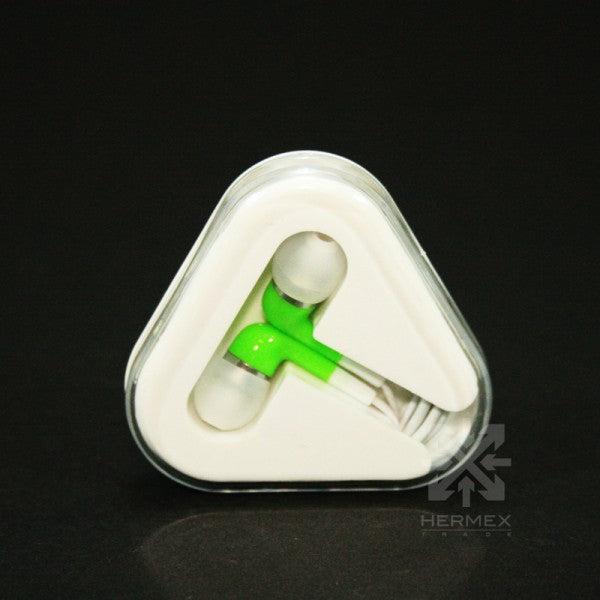 Immagine prodotto Hermex Cuffie in ear con microfono Verde (Senza fili)