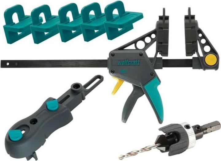 Produktbild wolfcraft wolfcraft 1 Terrassenbau Set 11-tlg. (145 mm)