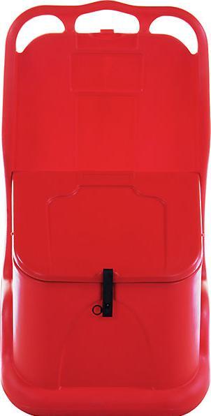 Immagine prodotto eurokraft basic Carrello universale, ideale per materiale sfuso, capacità 75 l, rosso.