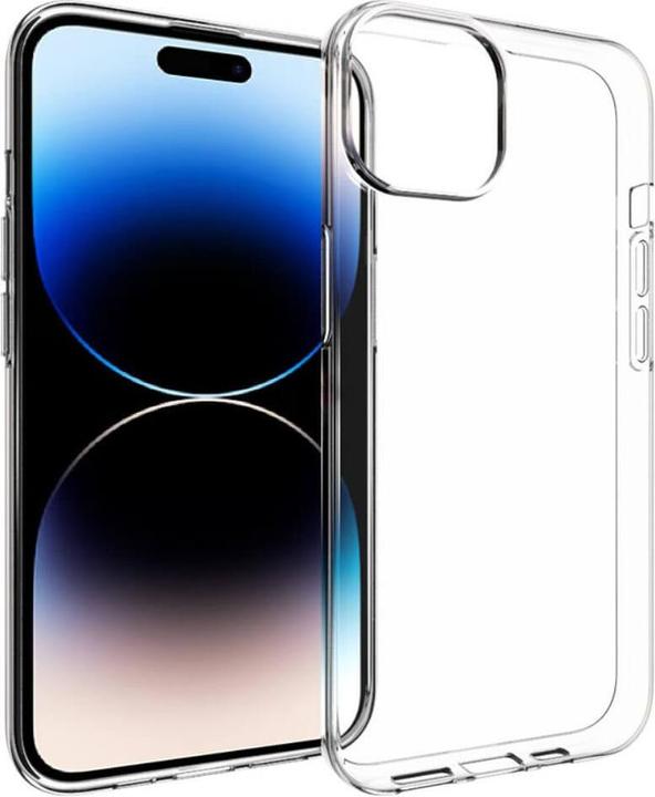Actual product image Cover-Discount iPhone 15 - Glossy Silicone Case transparent (Apple iPhone 15)