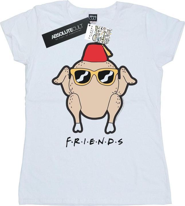 Actual product image Friends Womens/Ladies Sunglasses Turkey Cotton T-Shirt (XL)