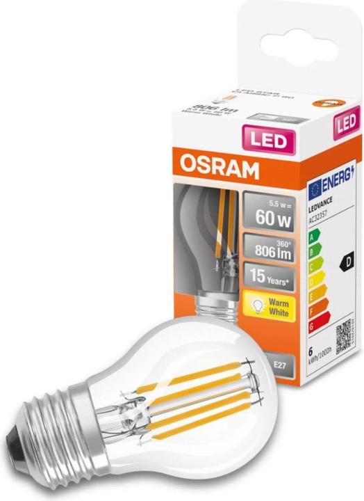 Produktbild Osram Led Retrofit Classic P (E27, 60 W, 806 lm, 1 x, D)