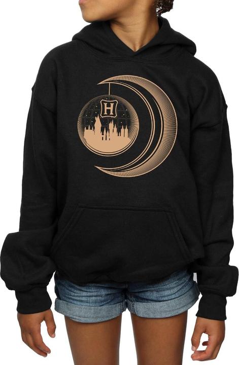 Actual product image Girls Hogwarts Moon Hoodie (128)
