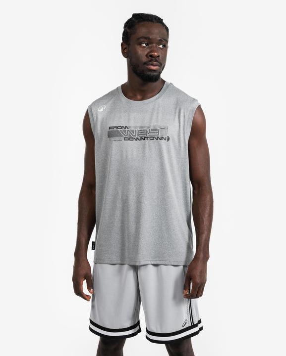 Actual product image Kipsta Damen/Herren Basketball Trikot ärmellos - Fast 500 grau (XXL)