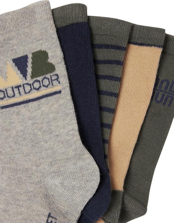 Produktbild Vertbaudet 5er-Pack Jungen Socken OUTDOOR (5er Pack, 31, 34)