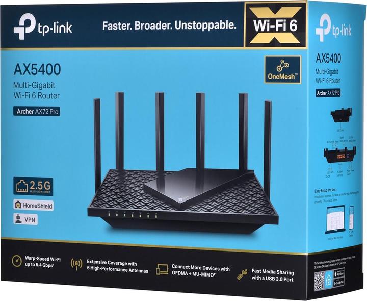 Actual product image TP-Link ARCHER AX72 PRO - Wi-Fi 6 Router