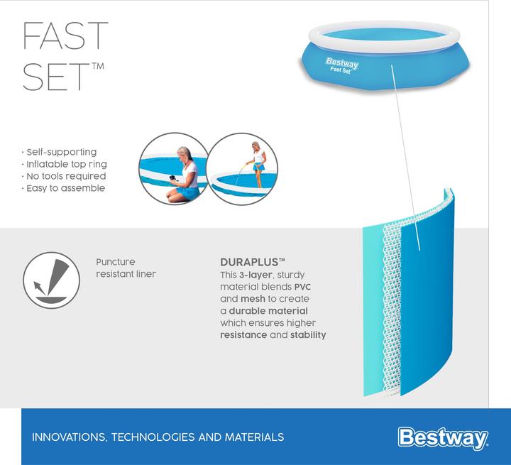 Produktbild Bestway Fast Set (244 x 66 cm)
