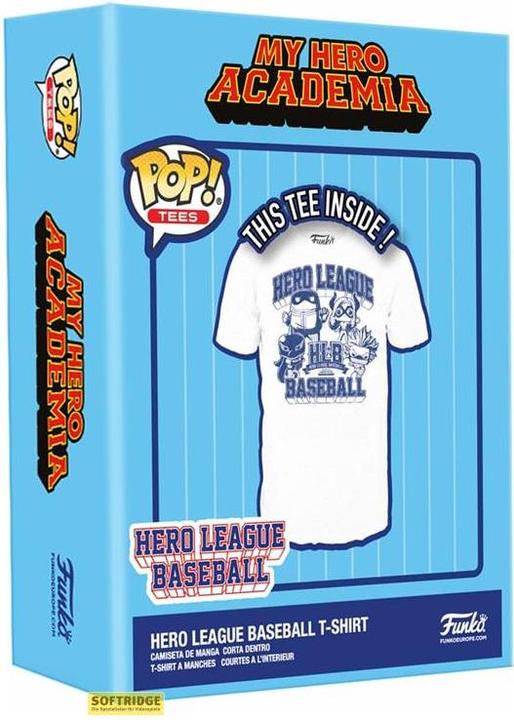 Actual product image Funko My Hero Academia - Hero League Baseball Boxed Tee T-Shirt MHA Baseball(EMEA) Size S (S)