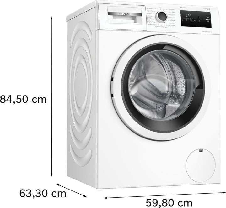 Actual product image Bosch Hausgeräte WAN281A3CH (8 kg, Left, CH plug)