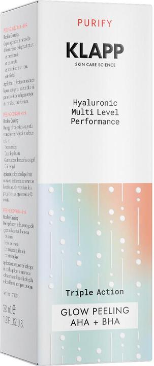 Image du produit Klapp Multi Level Performance Cleansing Triple Action GLOW PEELING AHA + BHA (Gommage, 30 ml)