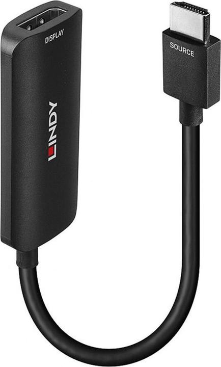 Immagine prodotto Lindy Convertitore da HDMI 4K60 a DisplayPort 1.2 Per collegare una sorgente HDMI a un display (HDMI, 15.70 cm)