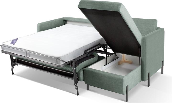 Actual product image Micadoni Right Corner Sofa With Bed Function And Box, "Gloria", 4 Seats, 260x170x80Made in Europe (Corner sofa)
