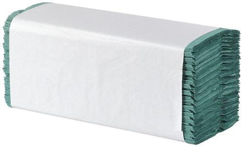 Produktbild Magni CWS Papier-Falthandtücher Basic Recycling, C-Falz, 1-lagig, grün (1 x)