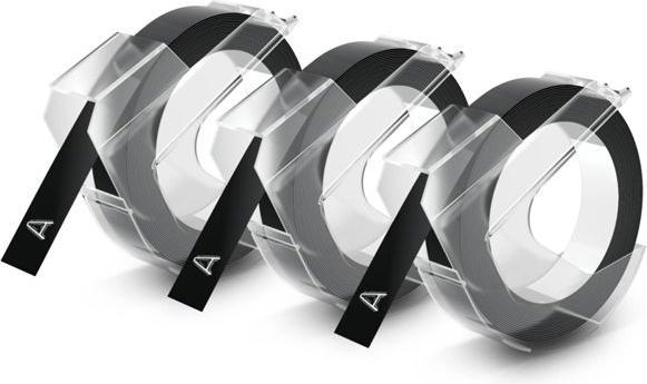Actual product image Dymo Embossing tape 3D (0.90 cm, Black)