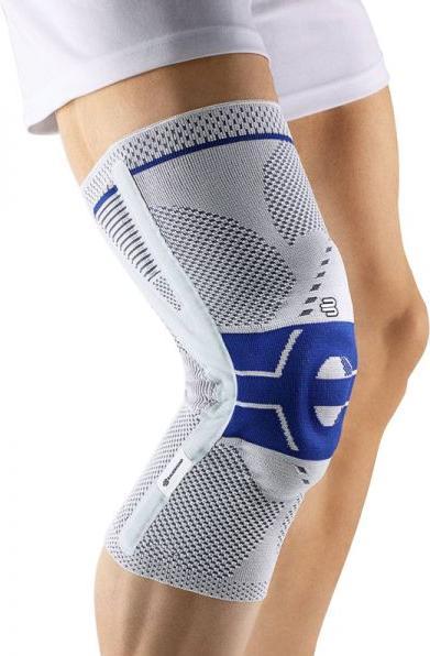 Produktbild GenuTrain P3 Aktivbandage Grösse 4 links titan (4)