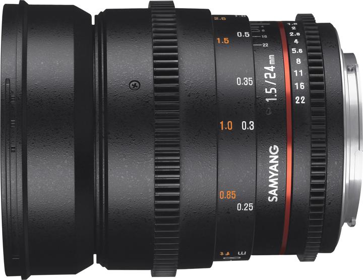Immagine prodotto Samyang 24mm T1.5 VDSLR II Canon EF (Canon EF, Full-frame)
