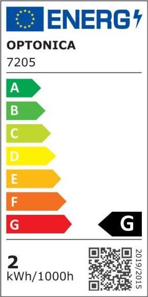 Energy Label Optonica OPT WW7206 - LED escape route light 2 W emergency exit installation