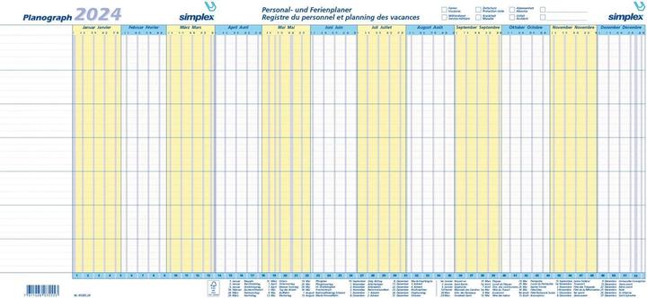 Produktbild Simplex Planograph (Spezial, Kein Einband, Deutsch, Französisch)