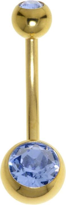 Produktbild Bijouteria Bauchpiercing (Edelstahl, PVD Beschichtung, Swarovski Kristall)