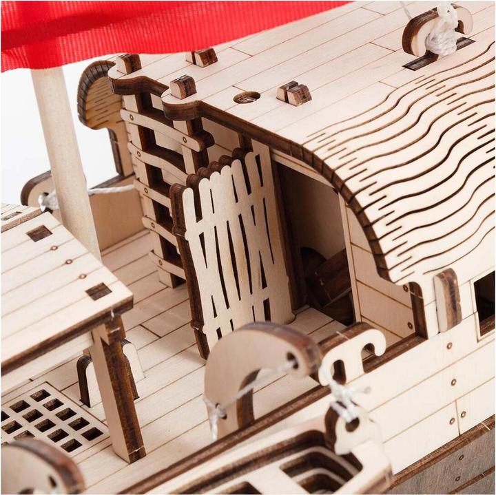 Image du produit Eco Wood Art Kit de maquette 3D en bois - Ancien voilier asiatique (Djong)