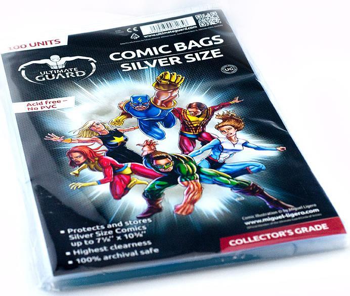 Immagine prodotto Ultimate Guard Sacchetti per fumetti formato argento (100)