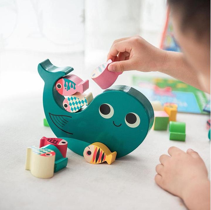 Actual product image Vilac Stacking game fish (German, English, Italian, French)