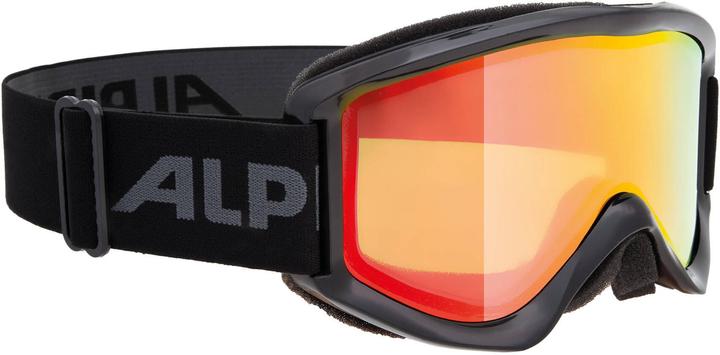 Actual product image ALPINA SPORTS Smash 2.0 Multimirror ski goggles (colour: 839 black, lens: MIRROR orange (S2))