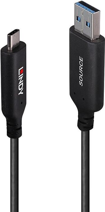 Actual product image Lindy 50m USB 3.2 Gen 1 Typ A an C Hybridkabel (50 m, USB 3.2 Gen 1)