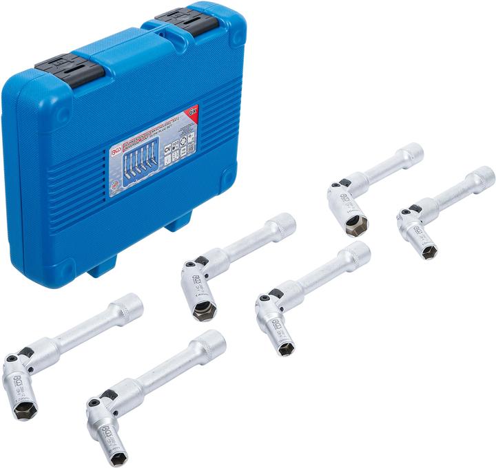 Produktbild BGS Universal Glühkerzen-Gelenkschlüssel-Satz, Sechskant 10 mm (3/8") SW 8 - 16 mm 6-tlg.