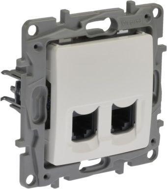 Immagine prodotto Legrand Presa doppia per computer RJ45 cat 6 UTP (664774) (CAT5)