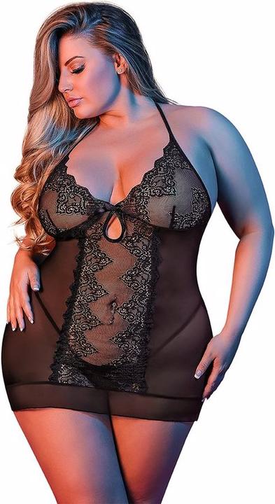 Actual product image Magic Silk Chemise & G-Set (One size)