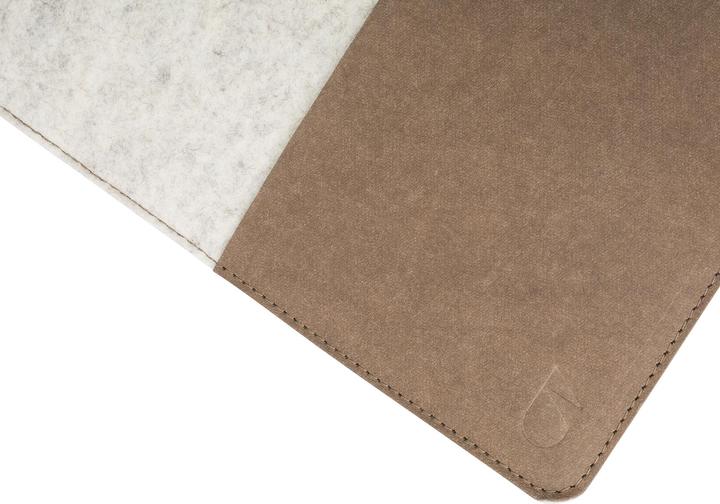 Produktbild Oakywood Felt MacBook Sleeve - MacBook Hülle - aus Merinowollfilz gefertigt - Steingrau / MacBook 15-16” - Oa (16", Apple)