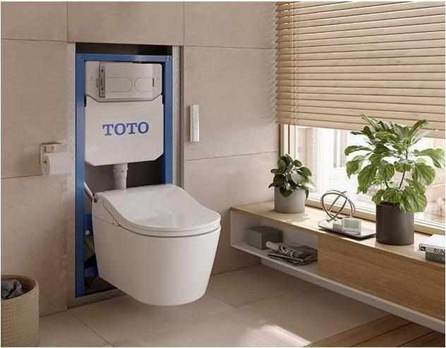 Produktbild TOTO Vorwandelement für WASHLET mit automatischer Spülung