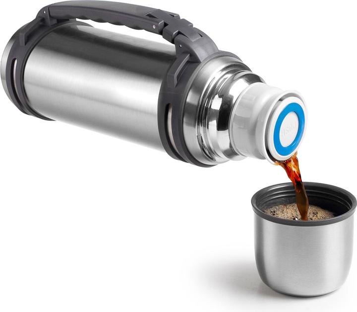 Produktbild Ibili Thermosflasche Edelstahl XL 1,4 Liter Perfekt für unterwegs oder beim Camping (1.40 l)