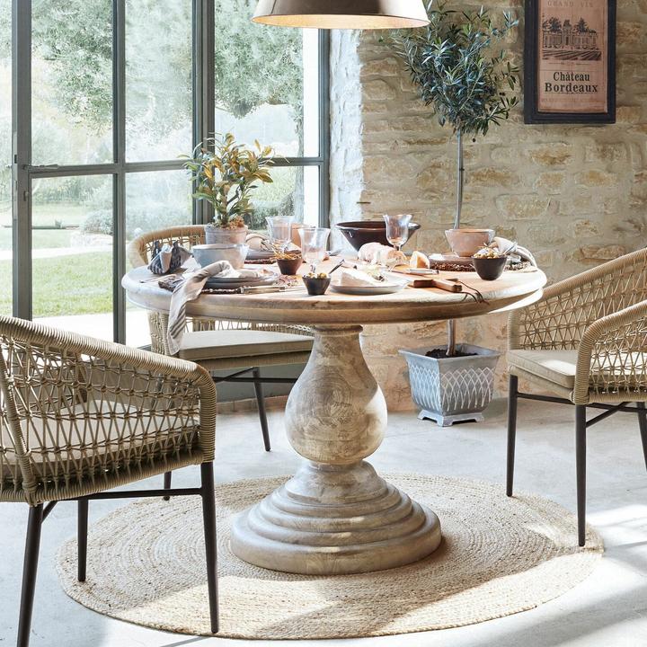 Actual product image Loberon Orlin table antique brown (H)