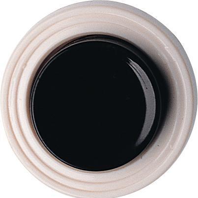 Friedland D117 doorbell button transparent/black